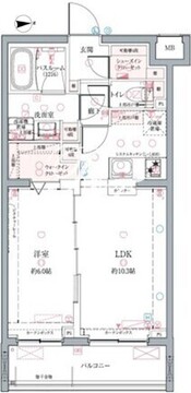 クレヴィスタ墨田 304 間取り図