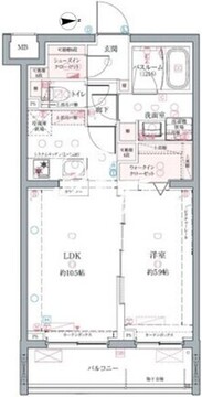 クレヴィスタ墨田 205 間取り図