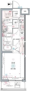 クレヴィスタ墨田 114 間取り図