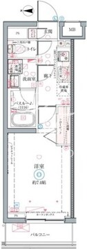 クレヴィスタ墨田 512 間取り図