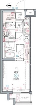 クレヴィスタ墨田 215 間取り図