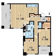 アーデン駒沢パークフロント 502 間取り図