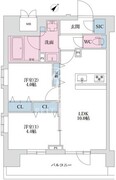 スプランディッド四ツ木 201 間取り図