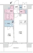 スプランディッド四ツ木 402 間取り図