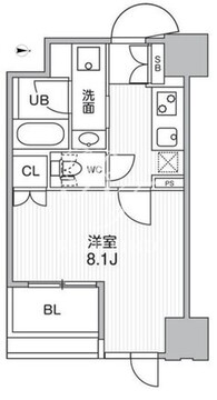 東神田テラスレジデンス 502 間取り図