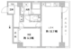 ラクラス田原町 404 間取り図