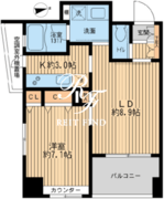 クリオ戸越銀座壱番館 1001 間取り図