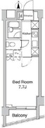 プラウドフラット代々木上原 203 間取り図
