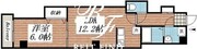 ソレイユ蒲田 901 間取り図