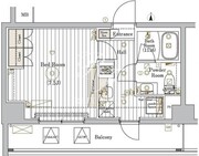 ミライズ五反野レジデンス 407 間取り図