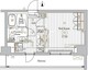 ミライズ五反野レジデンス 206 間取り図
