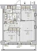 ミライズ五反野レジデンス 504 間取り図