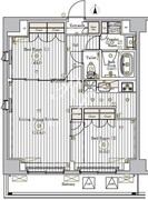 ミライズ五反野レジデンス 701 間取り図