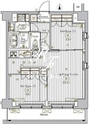 ミライズ五反野レジデンス 802 間取り図