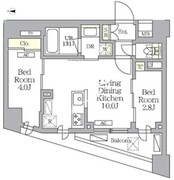 NOGATA RESIDENCE 205 間取り図