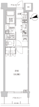 コンフォリア目黒青葉台 328 間取り図
