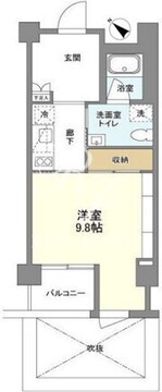 ガーデン原宿 204 間取り図