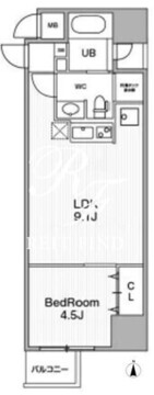 アーバンフラッツ池袋プレミアム 2301 間取り図