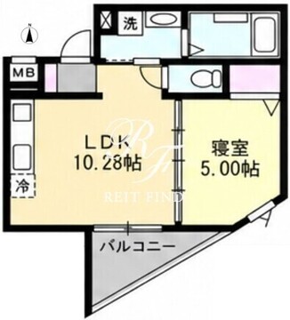 アンキ神宮前 304 間取り図