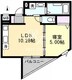 アンキ神宮前 304 間取り図