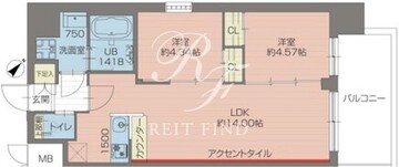 プレジオ新小岩EURO 204 間取り図