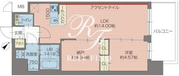 プレジオ新小岩EURO 601 間取り図