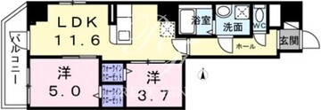 セレーノ・ユー 202 間取り図