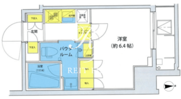 アジールコート北品川 802 間取り図