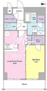 ジニア大森西 302 間取り図