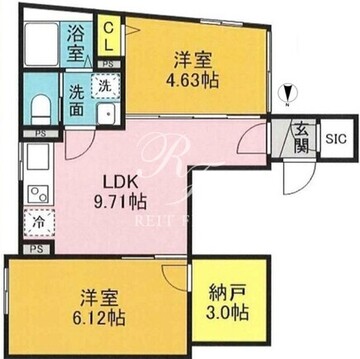 Majestic Life 三軒茶屋 302 間取り図