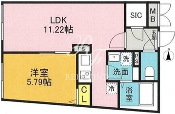 Majestic Life 三軒茶屋 401 間取り図