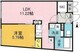 Majestic Life 三軒茶屋 401 間取り図