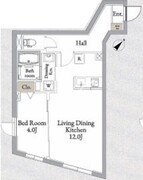 トリビュート西大井 303 間取り図