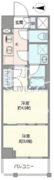 ジェノヴィア世田谷砧2 205 間取り図