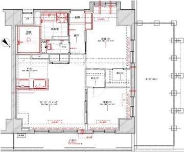 ドゥーエ東十条 405 間取り図