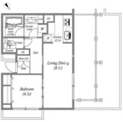 インプルーブ外苑 403 間取り図
