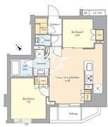 パークアクシス東京尾久 501 間取り図
