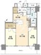 ザ・タワー十条 1704 間取り図
