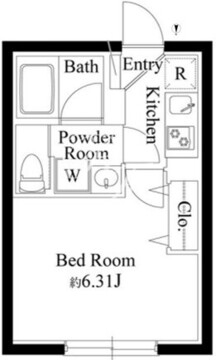 グランピア学芸大学 104 間取り図
