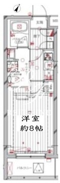レガリス洗足池 202 間取り図
