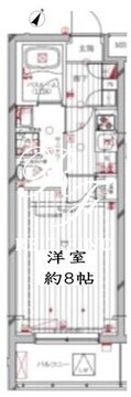 レガリス洗足池 302 間取り図