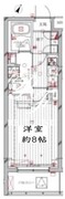 レガリス洗足池 402 間取り図