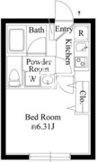 グランピア学芸大学 203 間取り図