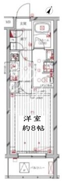 レガリス洗足池 103 間取り図