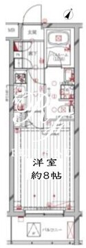 レガリス洗足池 303 間取り図