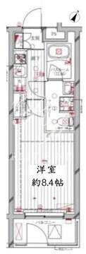 レガリス洗足池 104 間取り図