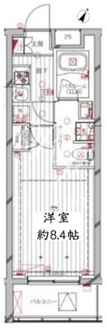 レガリス洗足池 304 間取り図