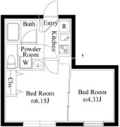 グランピア学芸大学 302 間取り図