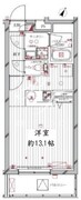 レガリス洗足池 404 間取り図
