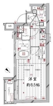 レガリス洗足池 107 間取り図